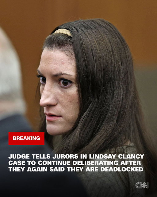 The jury in Lindsay Clancy's murder trial again said they are deadlocked. The judge then instructed jurors to resume deliberations. https://t.co/vEqXbXIg71 