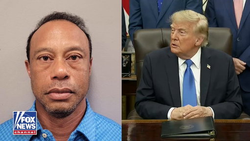 President Trump says he's been telling Tiger Woods the same thing for years: Get somebody else behind the wheel.

When @pdoocy asks about Woods' plea deal in Florida, the president says he's glad the case is finally resolved and points to the "tremendous pain" Woods has endured because of his back.

"I know Tiger very well. He's a great guy. he's unique in so many ways, especially as an athlete, but also as a man. You know, he suffers great pain."