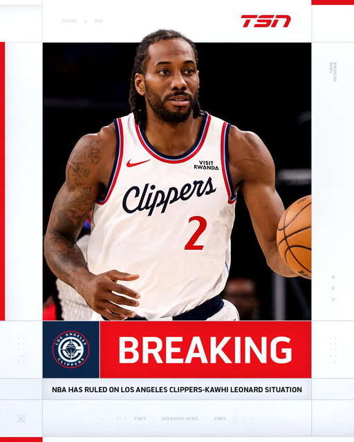 The NBA has ruled against the LA Clippers following a year-long investigation into salary cap circumvention involving Kawhi Leonard, stripping the franchise of 5 first-round picks, fining owner Steve Ballmer $30 million, and suspending Ballmer, Lawrence Frank, and Gillian Zucker, per Shams.

MORE: https://t.co/7WAdpqLCiv