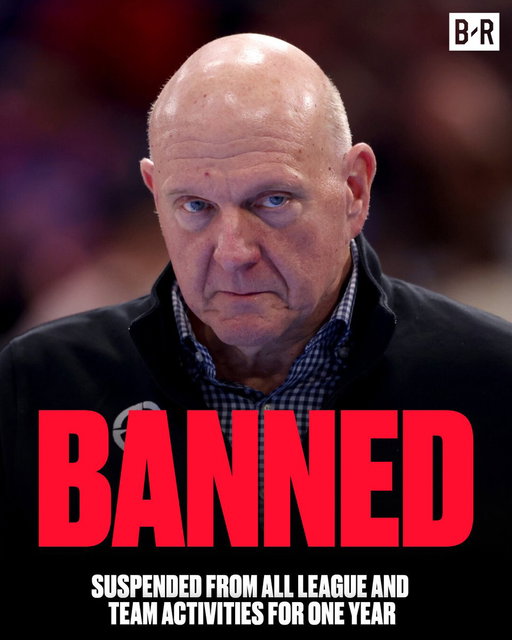 🚨 NBA has banned Clippers owner Steve Ballmer and executive Gillian Zucker from all team activities for 1 year, president Lawrence Frank for 6 months and Dennis “Uncle Dennis” Robertson for 5 years for their roles in salary cap circumvention 