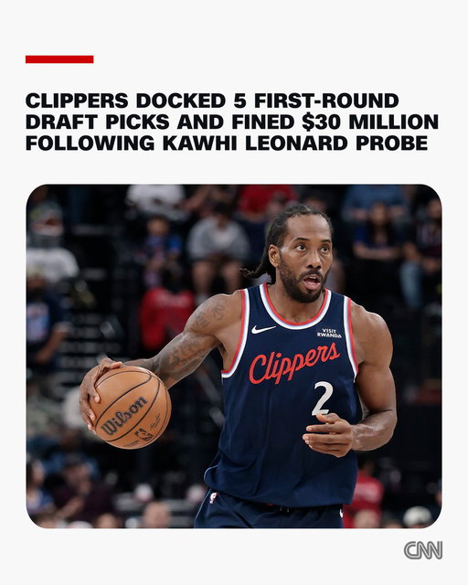 The NBA issued stern penalties against the Los Angeles Clippers following an independent investigation that revealed a "pattern of misconduct" and severe salary cap circumvention violations. https://t.co/yNs9WYNPt5 