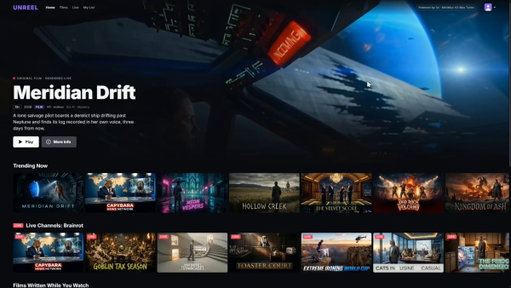 introducing the world's first fully ai video streaming service!

built using minimax h3 max turbo, you can now watch entire movies and easily create your own ones 