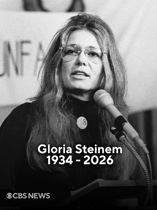 Gloria Steinem, the pioneering journalist and activist who became one of the most influential figures in the modern feminist movement, has died at 92. Steinem died peacefully Wednesday at her home in New York City surrounded by loved ones, according to a statement on her official Instagram account. 

Over decades of activism, she championed causes including reproductive rights, domestic violence prevention and gender equality in the workplace.
