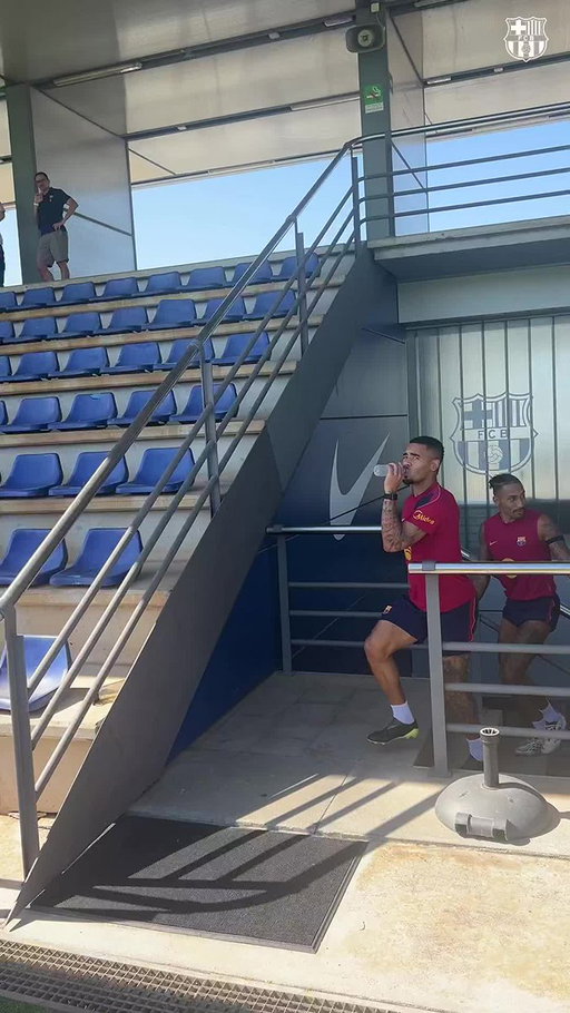 La primera sesión de entrenamiento para Gabriel Jesus 👋 