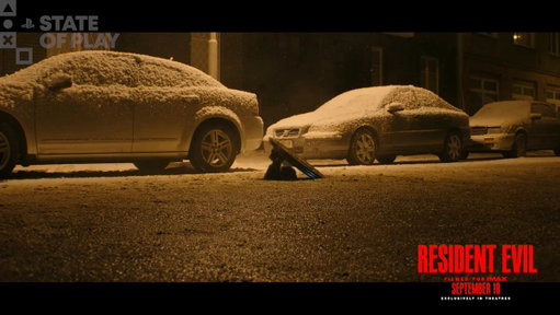 State of Play debuts a shocking new scene from the upcoming Resident Evil film: https://t.co/xSxAP6fCQC

In theaters September 18, tickets on sale now. 