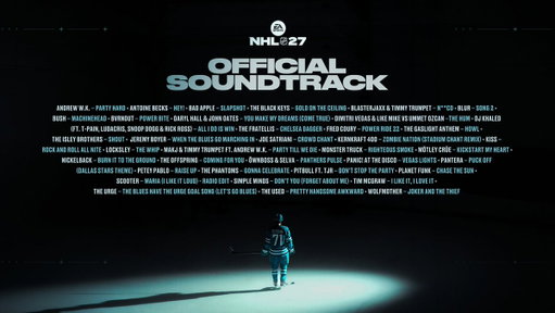 The soundtrack to #NHL27 is here. 🎧

Goal songs. Arena anthems. Hockey classics.

Deluxe Edition players can jump into Early Access starting TOMORROW at 12 PM ET 🕛  

🎮 | https://x.ea.com/90121 