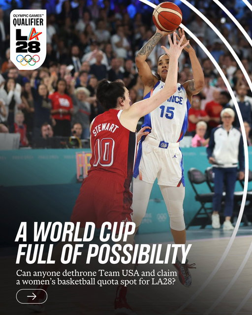 🏀🤩 What a week of basketball we have in store!

The best in the world will battle it out in Berlin for the 2026 FIBA Women's Basketball World Cup, and there's an LA28 ticket up for grabs too. 🎟️

#Olympics #FIBAWWC 