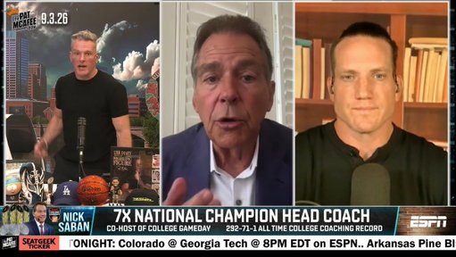 "When I was at LSU I put up a sign that said it's not the atmosphere in Tiger Stadium it's the Tigers in the stadium that make the difference...

I wanted the players to know that the crowd wasn't gonna make any plays in the game..

We needed to be responsible for making the plays" ~ Coach Saban #PMSLive