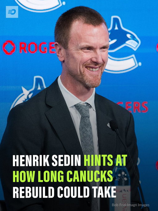 Henrik Sedin recently chatted with Adam Johansson of https://expressen.se/, where he touched on the estimated length of a rebuild 👀

He was asked by Johansson if he saw it being 5 or 10 years long 🤔

Here was his answer… https://dailyhive.com/vancouver/henrik-sedin-hints-canucks-rebuild-time#google_vignette 