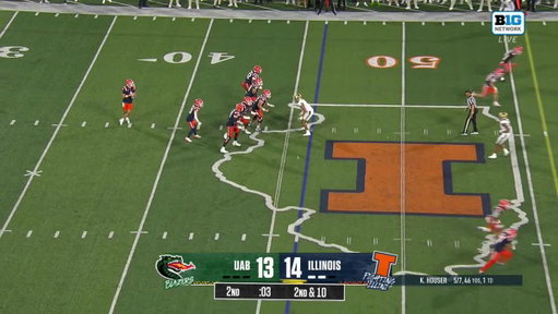 A Hail Mary touchdown ends the half!

📺: @BigTenNetwork 