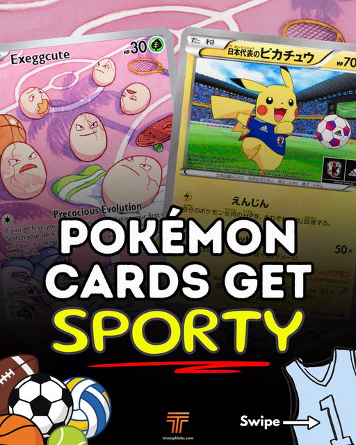 Pokemon cards that get sporty ⚽️ 