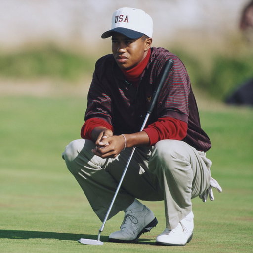 Tiger Woods' lone Walker Cup: 1995 at Royal Porthcawl.

At 19, the two-time reigning U.S. Amateur champion went 2-2. GB&amp;I won 14-10. 