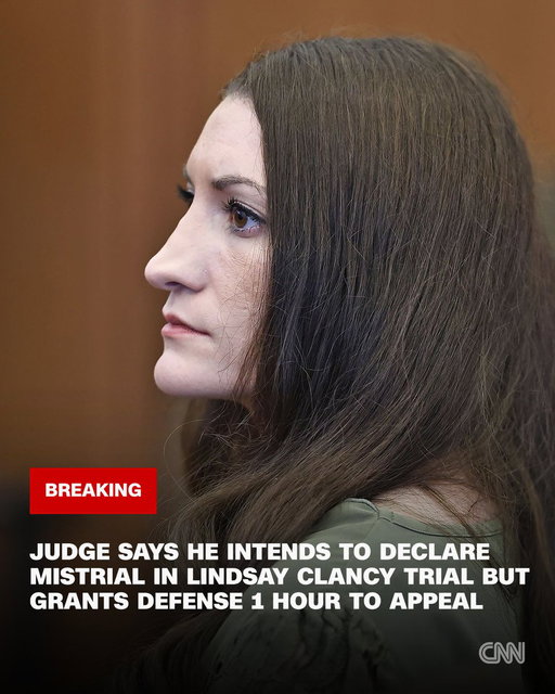 Judge in Lindsay Clancy's triple-murder trial says he intends to declare a mistrial due to a hung jury, but grants one hour for the defense to file an emergency appeal. Follow live updates. https://t.co/khQdOLFfdF 