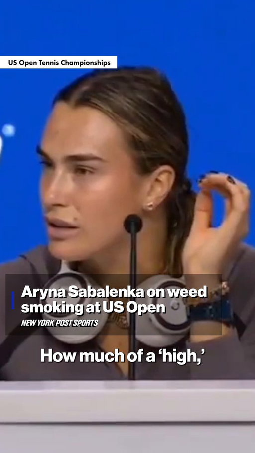 “If they’re gonna keep smoking, I might get high.”

Someone please save Aryna Sabalenka  
