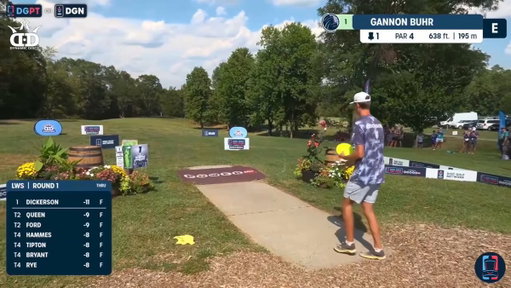 What a way to start the round! 🔥 Gannon Buhr cards the ONLY eagle of the day on hole 1! 
