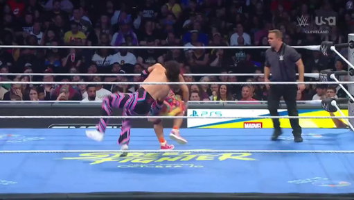 The newly formed team of Bakusai beats The Miz and Kit Wilson, but the MFTs and Haku are waiting for them! #WWE #SmackDown 