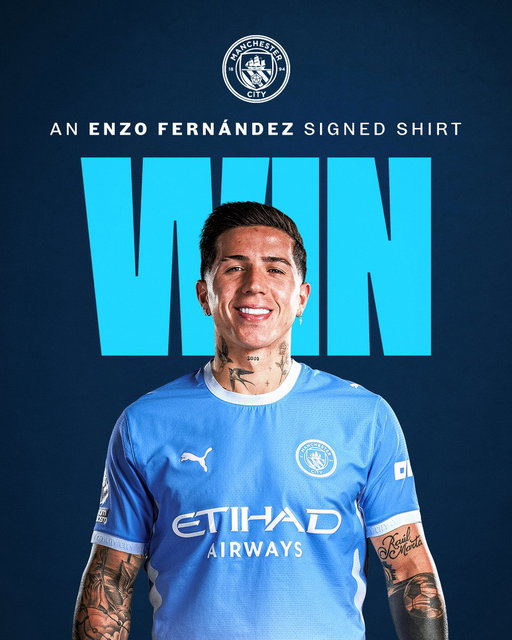 Win a signed Enzo Fernández shirt! 👕

Enter 🔗 https://t.co/4VHJnPXSpc 