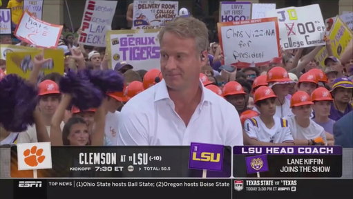 This moment between Coach Saban and Lane Kiffin 🥹 