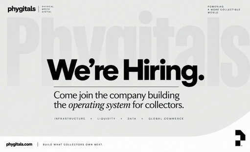 We’re hiring at Phygitals.

We’re working with several billion-dollar companies to bring collectibles directly into their platforms and apps, and we’re looking for exceptional people to help us scale.

We’re hiring ~5 Strategic Account Executives with:

• Exceptional communication skills
• Strong technology knowledge
• Ability to own major relationships end-to-end
• Deep collectibles knowledge is a huge bonus Pokémon, One Piece, football, basketball, baseball, etc.

Know someone exceptional? Up to $10,000 referral fee for successful hires.

Come help us build the operating system for collectibles.
