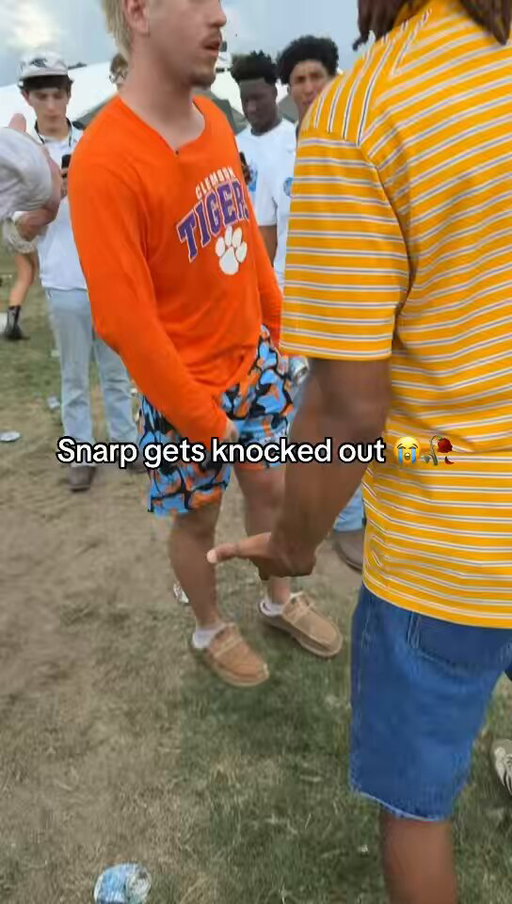 YouTuber Snarp Gets Knocked Out! 
