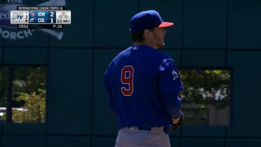 Justin Steele caps off a 1-2-3 inning with a K! 