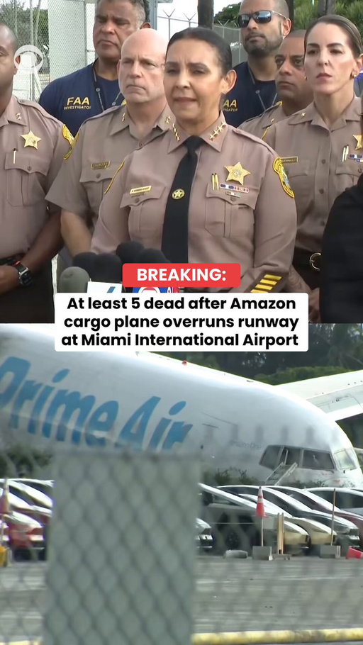 BREAKING: At least five people are dead and five others are injured after an Amazon cargo plane overran a runway at Miami International Airport and struck several vehicles Sunday, officials said.

The crash prompted a ground stop at the airport as emergency crews responded to the scene and the Federal Aviation Administration launched an investigation.