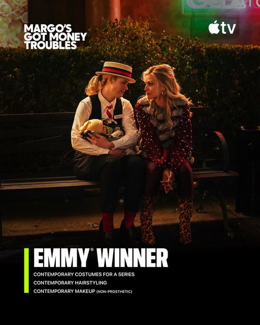 Congratulations to the team behind Margo's Got Money Troubles on their three Creative Arts Emmy Wins. 