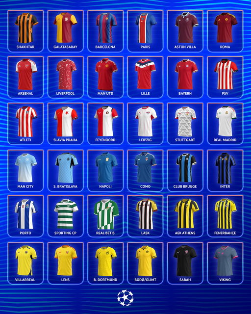 The colours of the Champions League 🎨

#UCL 