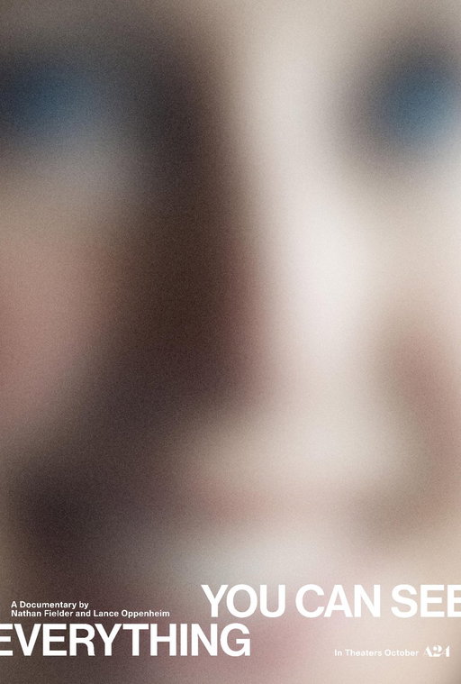 The first poster for Nathan Fielder and Lance Oppenheim's 'You Can See Everything.'

A24's Elizabeth Holmes documentary is in theaters this October. 