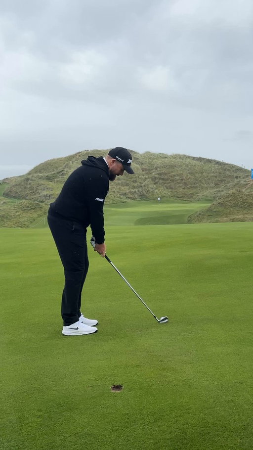 Breezy day back on the links ☘️

#AmgenIrishOpen 