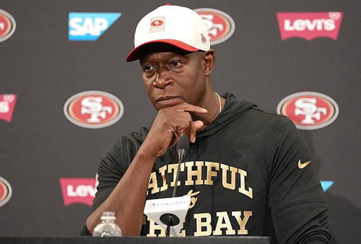 49ers defensive coordinator Raheem Morris turned 50 years old Thursday, Sept. 3. It also happened to be the day the 49ers flew to Australia, leaving Wednesday night Sept. 2 and arriving Friday morning Sept. 4, local time. The 49ers lost a day, but Morris lost his 50th birthday. 