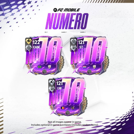 A number made for the greatest talents. 🔟✨

NUMERO Week 3 launches this Thursday in #FCMobile.

Who are these No. 10s? 