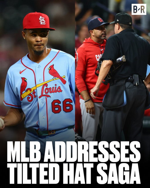 MLB talked to umpire Doug Eddings about him instructing pitcher Hancel Rincón to straighten his hat and then ejecting Cardinals manager Oli Marmol

What they said ➡️  https://t.co/OVGtrdRF1T 
