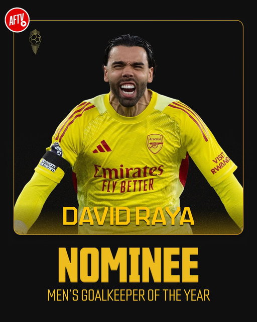🚨 𝐁𝐑𝐄𝐀𝐊𝐈𝐍𝐆: David Raya has officially been nominated for the Men’s Goalkeeper of the Year award at the 2026 Ballon d’Or! 🧤🏆

Fully deserved! 👏🔴 