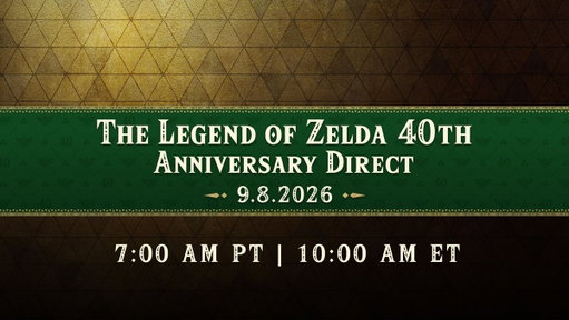 Join us today for The Legend of Zelda 40th Anniversary Direct starting at 7am PT. The presentation will feature a variety of The Legend of Zelda related information, including The Legend of Zelda: Ocarina of Time for Nintendo Switch 2. #NintendoDirect
 
Tune in now: https://t.co/lYa1scC89A