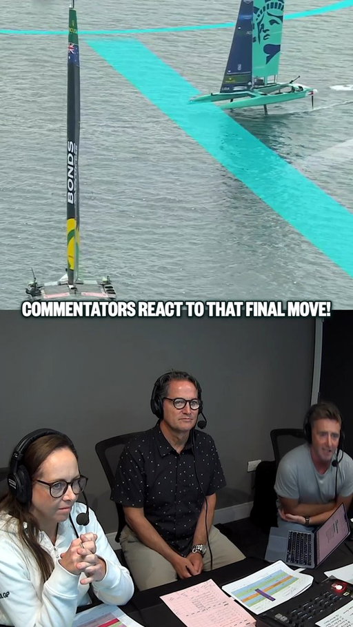 Reacting to that final move by @sailgpusa 😮‍💨 