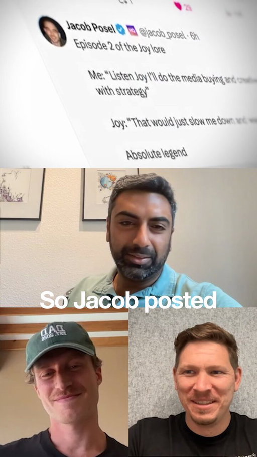 "Like, yeah, man, if you're going to post something, be my guest."

@jackdoesecom @JeremiahPrummer @rishabhmjain 