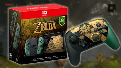 Evertyhing you need to know to preorder a Legend of Zelda 40th Anniversary Edition Nintendo Switch 2, Pro Controller, and carrying case (all available October 29). https://t.co/wCMp9ySlwG 
