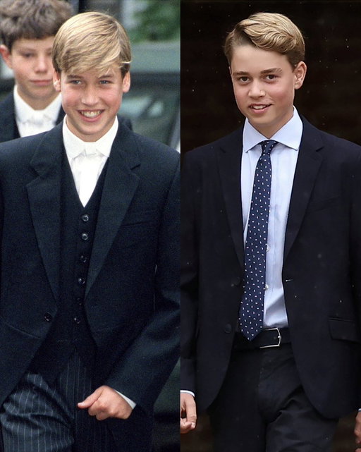 Prince George and Prince William’s first day at Eton College, 31 years apart

📸:GETTY 