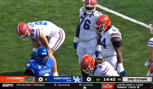 That first “Blue-White” Chant on Bama’s Opening Drive with Keelon Russell running for his life before being taken down 9 yards behind the line of scrimmage is going to break the Richter Scale in Lexington on Saturday 