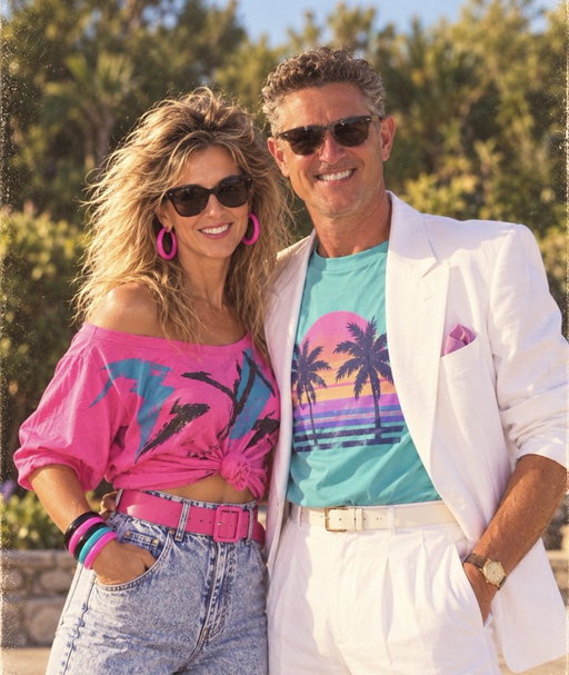 Couldn’t resist joining this iconic 80s trend! #80strend 😂 