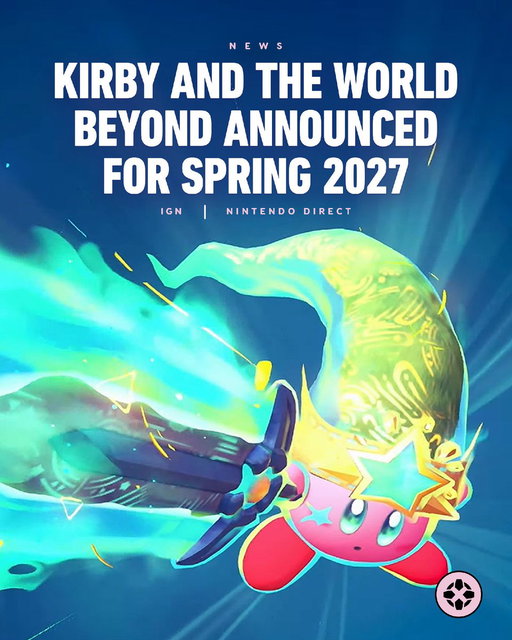 Kirby and the World Beyond, the second 3D Kirby game following Kirby and the Forgotten Land, has been announced for Spring 2027. https://t.co/ypS7pJSH6N 