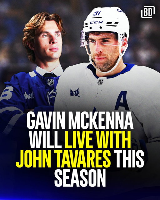 Gavin McKenna will spend his rookie season living with John Tavares 🙌

McKenna becomes the fourth Maple Leaf to be taken under the ex-captain's wing, joining Fraser Minten, Matthew Knies and Easton Cowan 🍁 