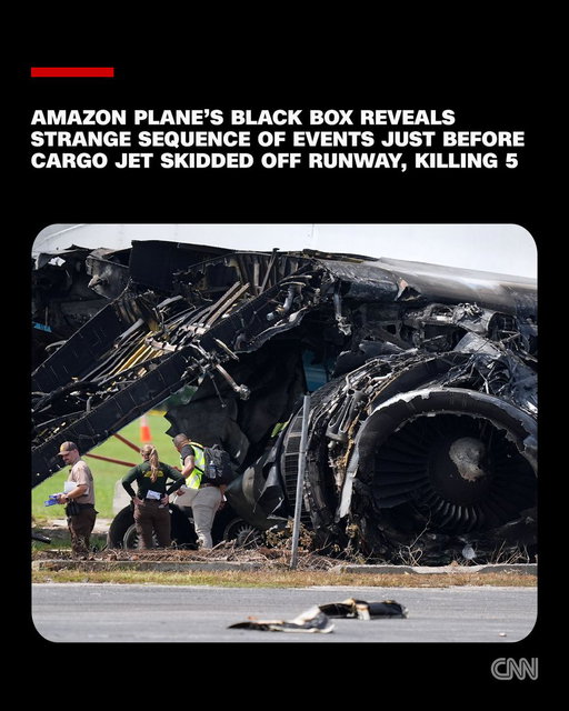 New information from the flight data recorder onboard the crashed Amazon Air Boeing 767-300 paints a detailed picture – and raises questions – about what happened in the cockpit as the plane careened off a runway at Miami International Airport on Sunday. https://t.co/wLl4FzyXeN 