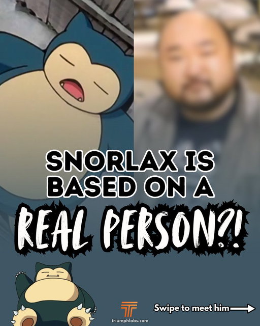 Snorlax was inspired by a REAL PERSON?! 🤯 