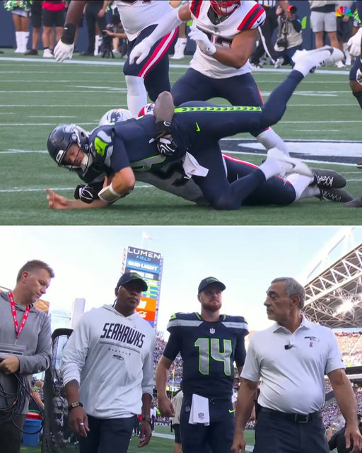 Sam Darnold went down with a hip injury during the first possession of the game...

He is questionable to return. 