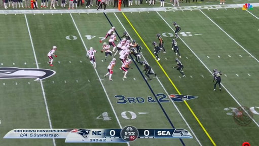 Underthrown flea flicker to a wide open AJ Brown

Draws a 34-yard PI

