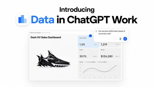 Now everyone can put data to work.

We’re introducing a new Data agent in ChatGPT Work so you can turn your company’s data into answers, interactive dashboards, and action—just by asking.

Just add the Data Plugin in ChatGPT Work, connect to the data sources and context you already use, and start the conversation. https://openai.com/index/put-data-to-work/