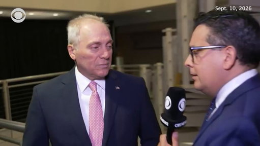 House Majority Leader Steve Scalise said Congress would have to “make the numbers work” on President Trump’s proposal to give adult Americans a $5,000 “dividend” if Republicans retain control of the House and Senate.

Asked by @edokeefe whether promising voters $5,000 amounted to a “bribe,” Scalise (R-LA) said, “No, it’s a reality to say Democrats are against this.” President Trump announced the plan Wednesday night but did not detail how it would be funded.