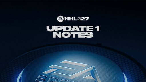 The first #NHL27 game update is being deployed today at 3 PM ET. Server downtime is expected for up to an hour following the update.

Update 1 brings Gameplay Tuning, HUT Quality-Of-Life updates, Commentary improvements, Presentation Updates, Stability Fixes and more.

Thanks for all the feedback so far. Keep it coming.

See what’s new: https://x.ea.com/92324